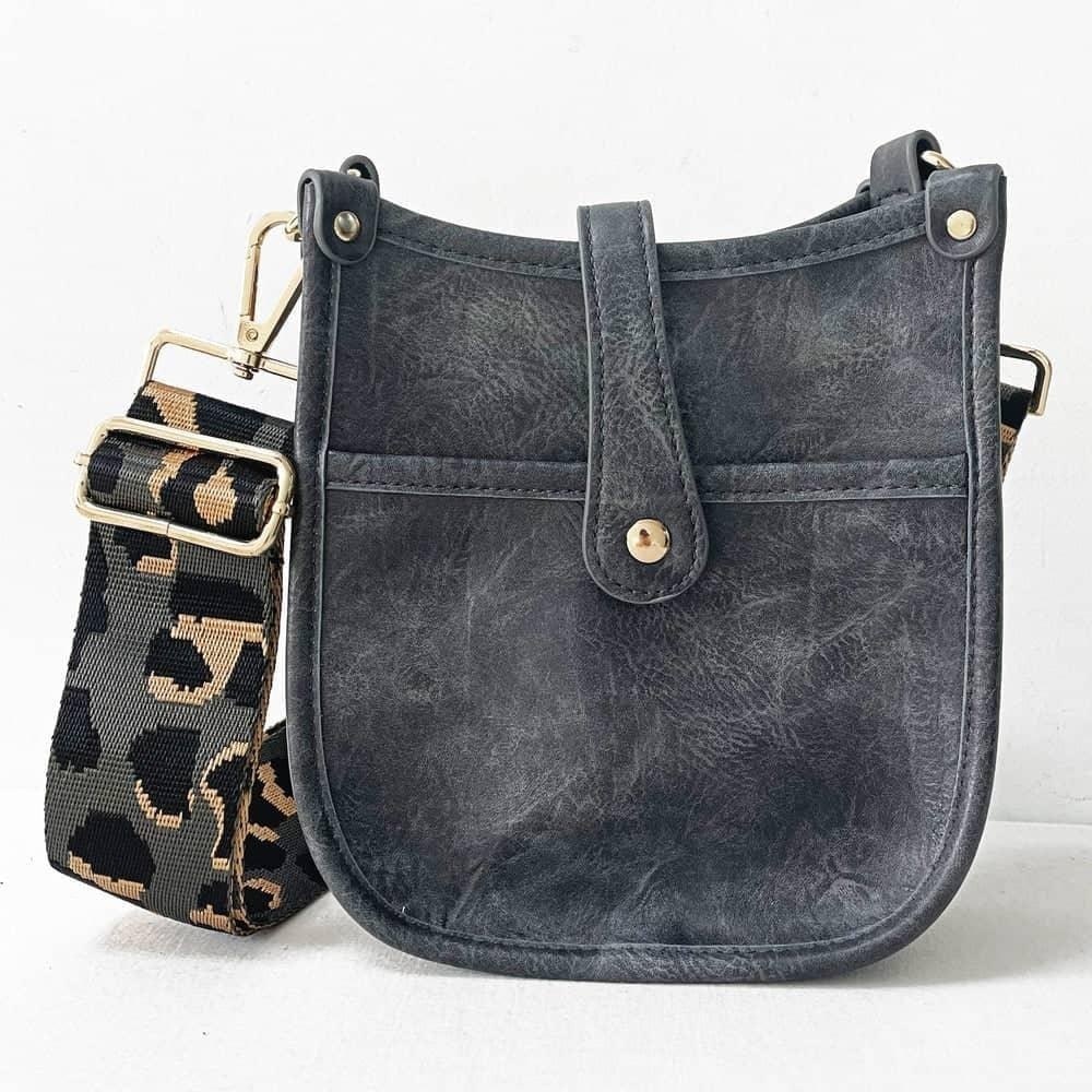 Threaded Pear, Compact Courier crossbody bag